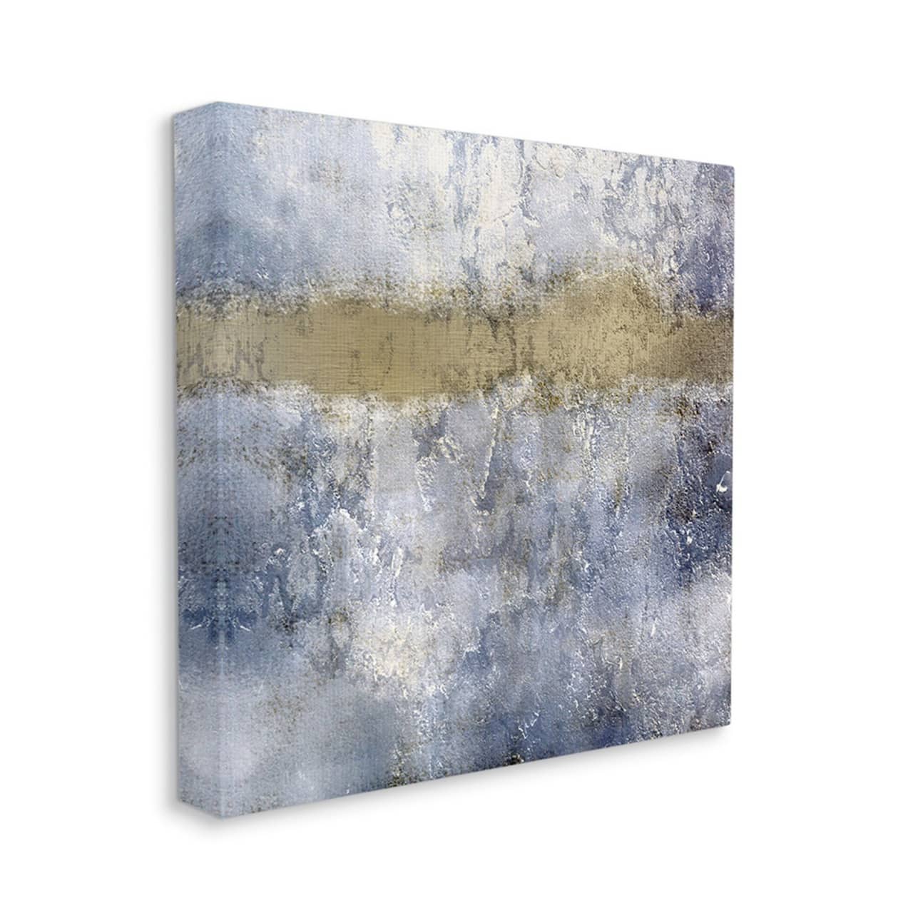 Stupell Industries Abstract Blue & Beige Distressed Urban Texture Wall Accent
